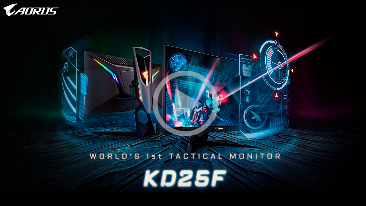 AORUS KD25F video